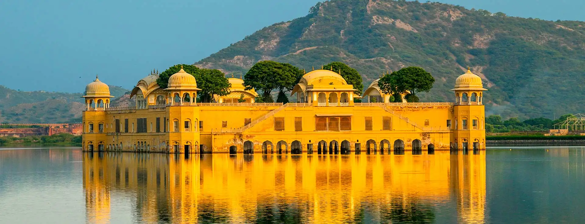 Wedding setup on the lawns at Jai Mahal Palace Jaipur