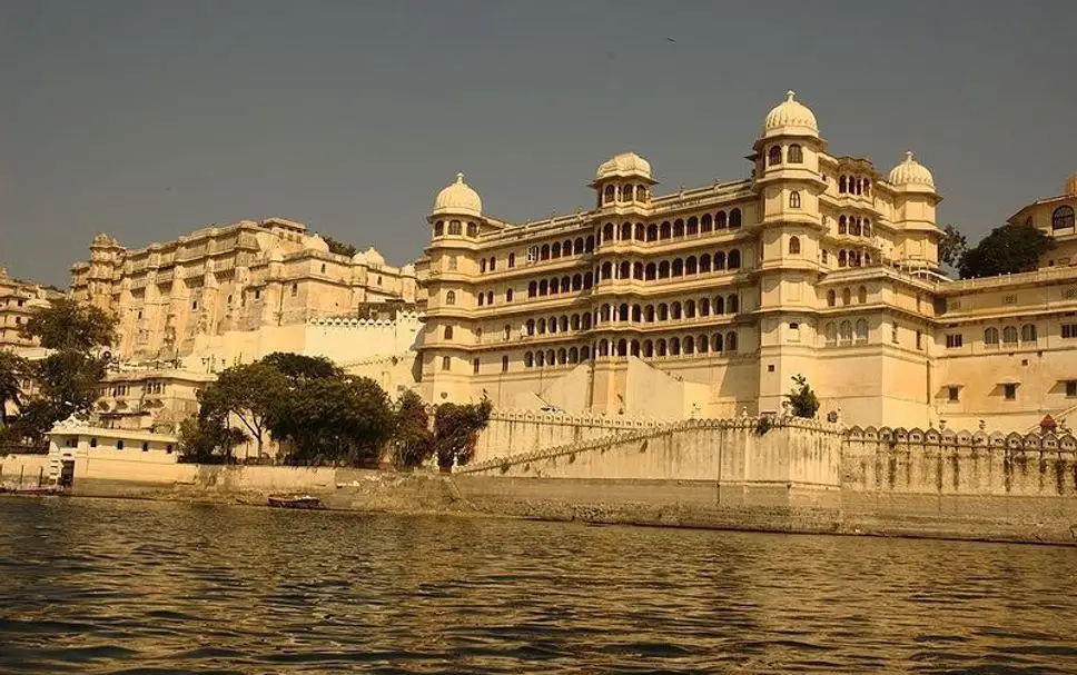 Taj Fateh Prakash Palace Udaipur on Lake Pichola within City Palace complex