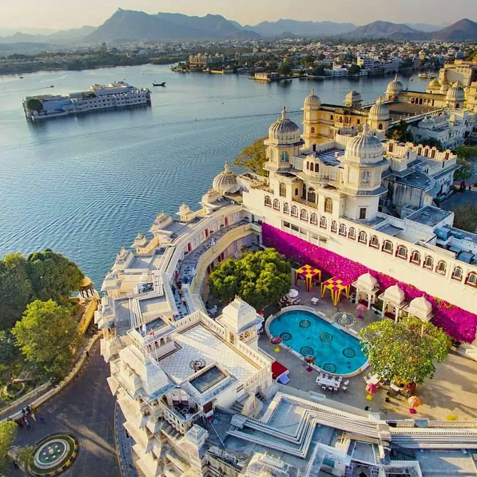 Shiv Niwas Palace Udaipur on the City Palace waterfront facing Lake Pichola